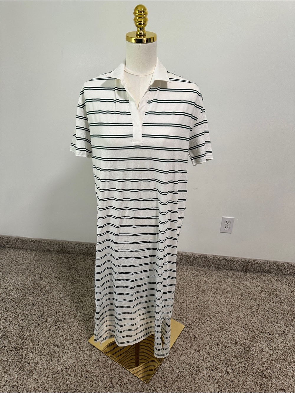 🎾 NWT DownEast Polo Shirt Maxi Dress